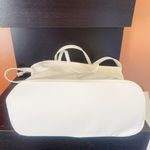 London Fog NWT$88 Collection Laura Large Tote Bag Carryall Off White Butter Soft Photo 5