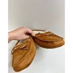 Nordstrom Rack Slippers Womens Size X-Large Faux Fur Brown Slip On Style Photo 5