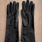 Isotoner Vintage Aris  Gloves Dress Leather Antron Lined Midarm Length One Size Photo 0