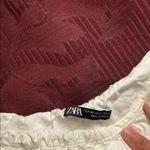 ZARA  White Ruffled Off-Shoulder Top Photo 3