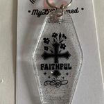 Handmade Faithful Bible Inspired Motel Style Keychain Photo 0