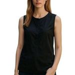 Brooks Brothers  Classic Black Sleeveless Top Photo 0