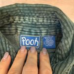 Disney Vintage 90's winnie the pooh piglet corduroy button shirt medium Green Photo 1