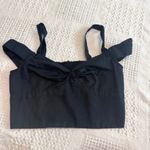 Anthropologie Maeve medium off the shoulder smocked linen crop top TS 2711 Photo 7