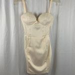 Tobi Bodycon Corset Top Ivory Dress Size Small Photo 6