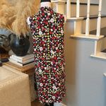 Equipment  Janna 100% Silk floral grid print silk sleeveless shirt dress Size SP Photo 5