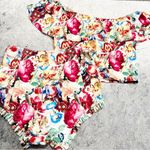 Kortni Jeane NEW NWT  Women’s Floral Two Piece Set Swimsuit Tankini Pink XS Photo 5