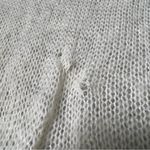 ZARA  Cream Knit Black Lace Hem Sweater Dress Photo 12