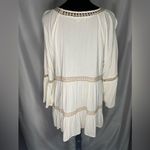 Melissa Paige Women’s Boho Peasant Tunic Top Blouse Bell Sleeves Sz XL NWOT Photo 1