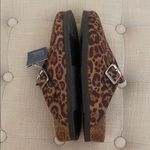 Universal Threads Universal Thread Brown Leopard Clogs with Buckle Photo 6