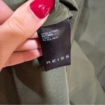 Reiss NWT NEW Cora Khaki Olive Green Structured Mini dress Photo 11