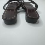 Etienne Aigner 'Apogee'Brown Strappy Leather Sandals Size 9M Photo 3