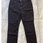 J.Crew Womens Slim ‘96 Straight Jeans High Rise Black 33 Photo 1