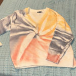 PaperMoon  Tie-Dye V-Neck Sweater Photo 0