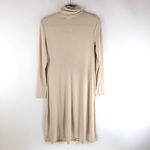 Style & Co Sweater Dress Turtleneck Midi Long Sleeve Stretch Beige XS Photo 1