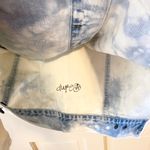 PacSun NWOT light wash tie dye oversized denim trucker jacket jean jacket Photo 7
