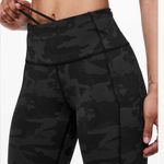 Lululemon Fast and Free Crop II 19" *Nulux
Incognito Camo Multi Grey Size 6 Photo 2