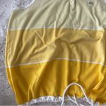 Lacoste Made in France Yellow Stripes Sleeveless Polo Photo 3