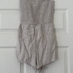 Abercrombie & Fitch Abercrombie Strapless Smocked Romper small Photo 0
