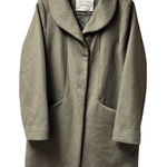 Wilfred Aritzia The Cocoon Coat Wool Blend Long Sleeves Olive Green XL Photo 0