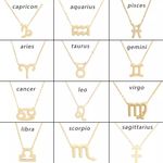 🆕Leo Zodiac Astrology Pendant Necklace Gold Photo 2