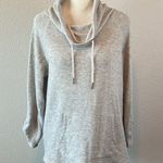 French Laundry  Cowlneck Long Sleeve Top Gray Size Medium *Flaw Photo 0