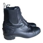 Ariat Heritage IV Zip Paddock Steel Toe Black Ankle Boot Size 10EE Photo 0