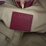 Coach Vintage Y2K Legacy Leather Carryall Bag in Magenta Raspberry Red Photo 4