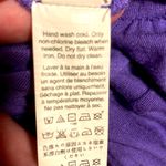 Gap || Purple tank t-shirt dress with layered design on  bottom Photo 8