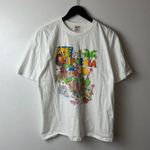 California T Shirt Vintage 90s White Large L Graphic Tee Photo 10