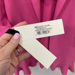 NWT PINKO Blazer Pink Ruffle Open Front Cardigan Jacket Size 44 / US Size 8 Photo 7