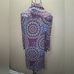 cupio Multicolor Paisley Long Sleeve Dress Photo 5
