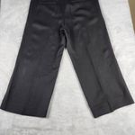 Banana Republic  Womens Wide Leg Cropped Pants Black Linen Blend Size 12 Photo 11