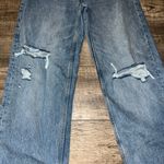 ZARA Jeans Women. Mid-Rise. Size US 6. Regular Ripped Wide-leg. NWT Baggy ,90s Photo 1