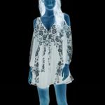 Free People  large Penny Lover Mini Dress in Raven Combo L Photo 3