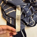 Chico's Collection Women's Jumpsuit Sz 16 Large Sleeveless Striped Navy White # Blue Photo 6