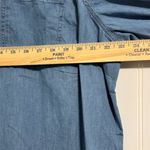 Jessica London  20W Plus Size Chambray Shirt Tunic 100% Cotton Hi-Low Button Up Photo 2