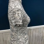 it's our time Vintage Mock Neck Cropped Marled T-shirt 90s Knit Photo 3