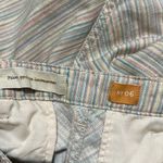 Anthropologie Pilcro & the Letterpress Striped Multicolor Button Skirt Chevron 6 Photo 7