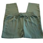 A New Day  Jogger Pants Women’s Size Medium Green Lightweight Tapered Leg Pull On Photo 0