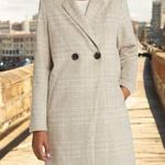 Sam Edelman NEW  Double Breasted Windowpane Plaid Coat Holiday Chic Old Money S Photo 0