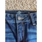 st. john's bay  Women's Bermuda Blue‎ Jean Stretch Shorts Mid Rise Size 8 Photo 3
