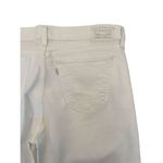 Levi's Levi’s Women’s White Crop Straight Leg Jeans Size 31 Photo 2