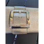 Michael Kors Sutton Gold Metallic Clutch Photo 8