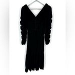 Sea New York Mayde Velvet Black Long Sleeve Cut Out Cutout Midi Size 2 Photo 9