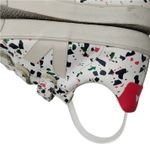 VEJA  Womens Esplar Leather 3 Lock Sneakers Terrazzo Paint Splatter Size US 8 Photo 5