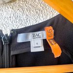 Zac Posen  black jumpsuit w/ lace midsection has pockets Photo 6