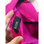 FLAWED MSK Pink Ruffle Dress Sleeveless Mock Neck Mini Party Cocktail Dress Size M Photo 5