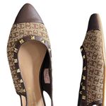 Juicy Couture NWT JUICEY COUTURE Poetry Logo Sling Back Studded Sandal Photo 4