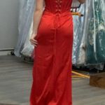 red prom dress Size 6 Photo 2